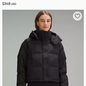 lululemon athletica Black Puffer Jacket